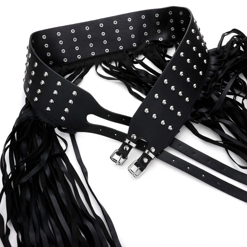 Western Fringe Skirt Statement Belt
